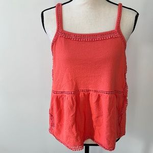 Time and Tru Coral Top